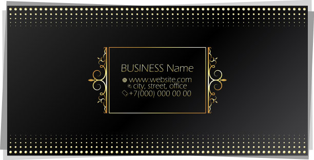 名片概念VIP金卡图片下载