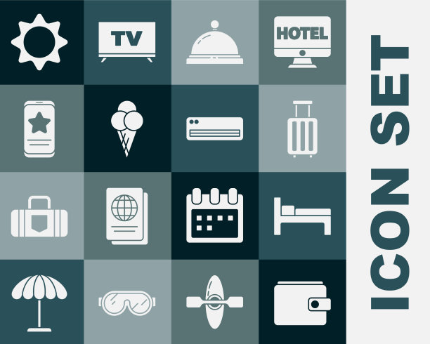 设置钱包床手提箱酒店服务钟冰图片下载