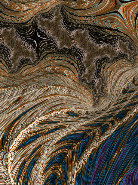 色彩斑斓的分形图片下载