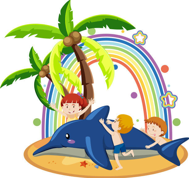 彩虹在岛上图片下载