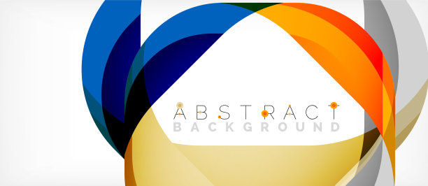 抽象的带有重叠波的正方形形状图片下载