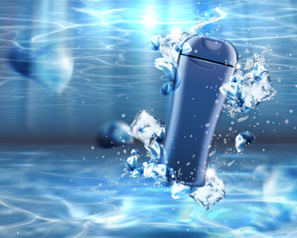 水下空白护肤产品图片下载