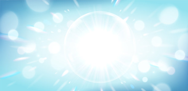 发光的浅蓝色背景图片下载