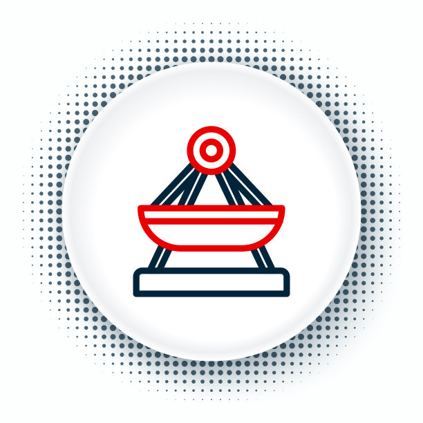 线马戏团门票图标孤立在白色图片下载