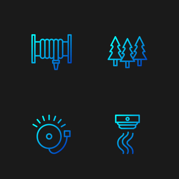 设置线路烟雾报警系统，按铃报警图片下载