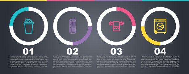 用肥皂泡沫、发刷毛巾固定线桶图片下载