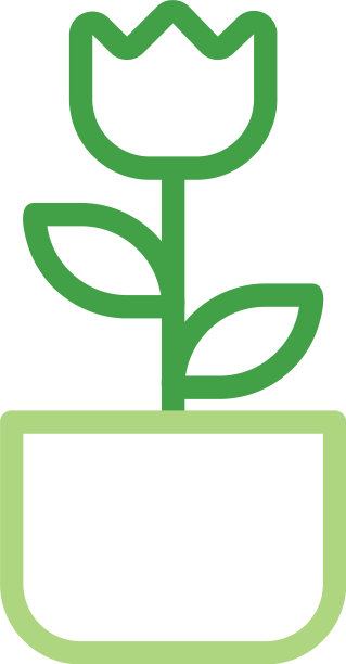 与标志植物多色风格图标完美图片下载