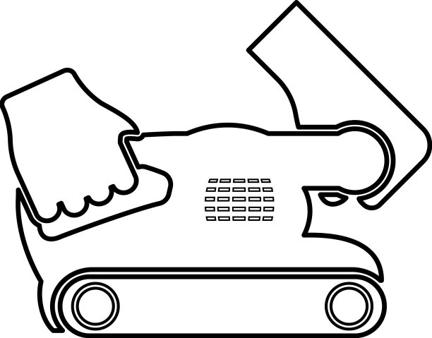 砂带机手持工具用臂使用图片下载