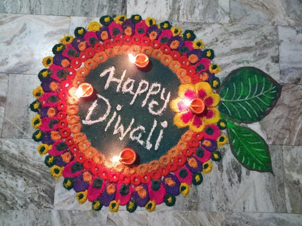 排灯节Rangoli图片下载