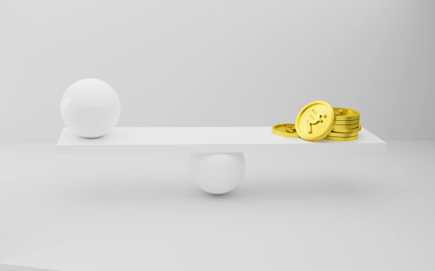 印度卢比硬币-平衡印度经济概念3D插图图片下载
