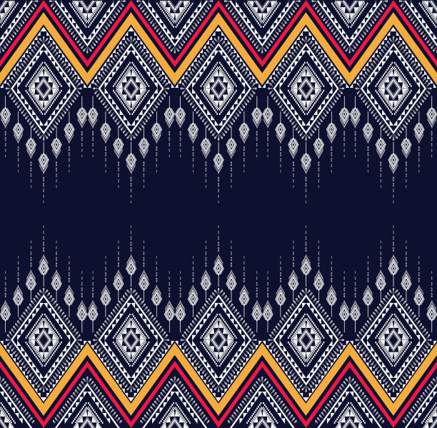 几何民族纹理刺绣图案搭配图片下载