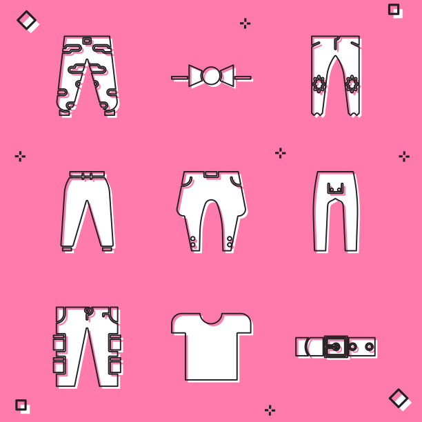 设置迷彩工装裤，领结运动裤图片下载