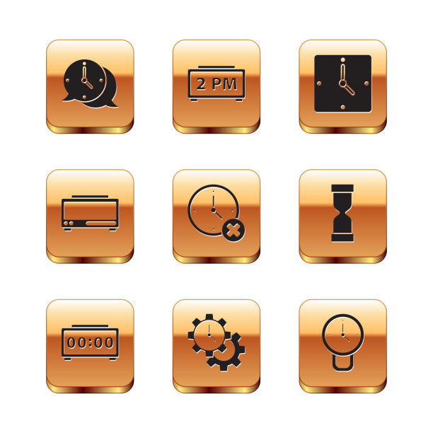 设置时钟语音泡泡数字闹钟时间图片下载