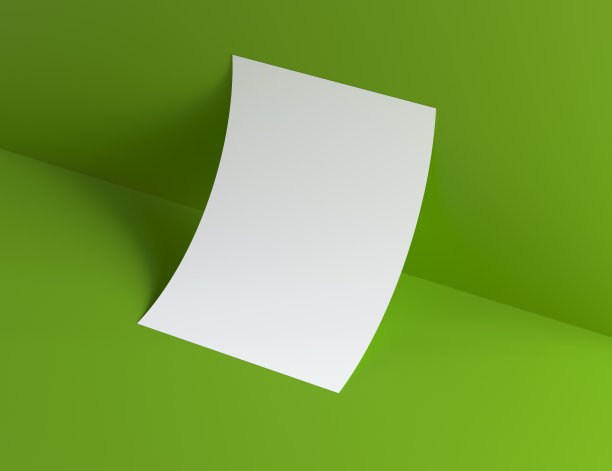 海报模型上的绿色自然背景图片下载