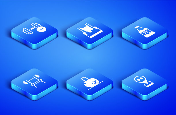 设置地点健身房哑铃破重量板凳图片下载