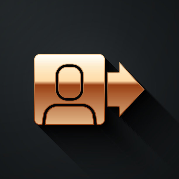 金领导团队的高管icon孤立图片下载