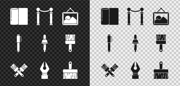 集纸巾卷画展图片下载