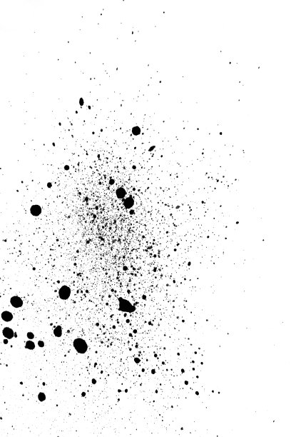 墨水飞溅模式，黑色水彩飞溅背景。图片下载