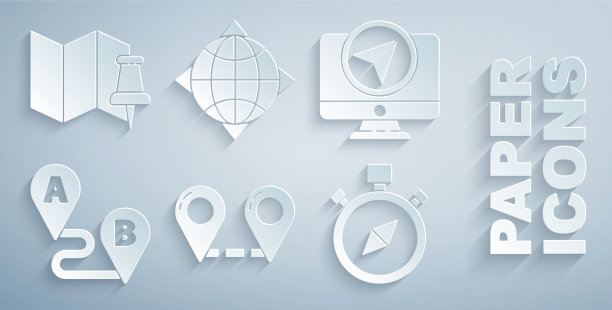 设置路线位置监视器和标记指南针图片下载