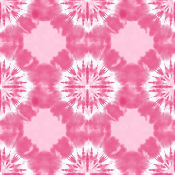 织物扎染条纹图案油墨背景波西米亚螺旋。嬉皮士染料画扎染漩涡Shibori扎染抽象蜡染无缝图案时尚幻想脏扎染水彩图片下载