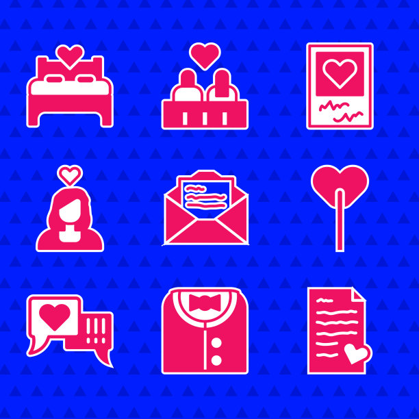 用情人卡套装信封图片下载