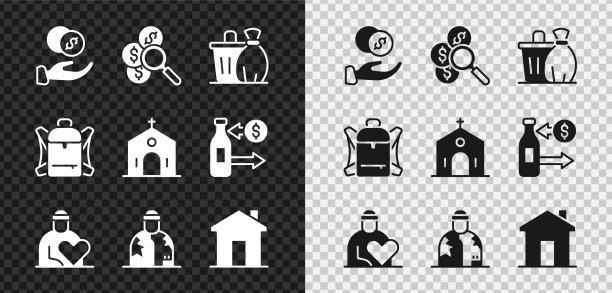 用捐款的手去找垃圾图片下载