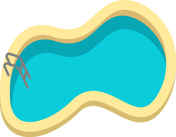 游泳池图标设计模板图片下载