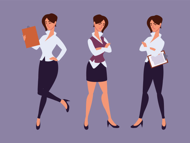 业务女性组图片下载