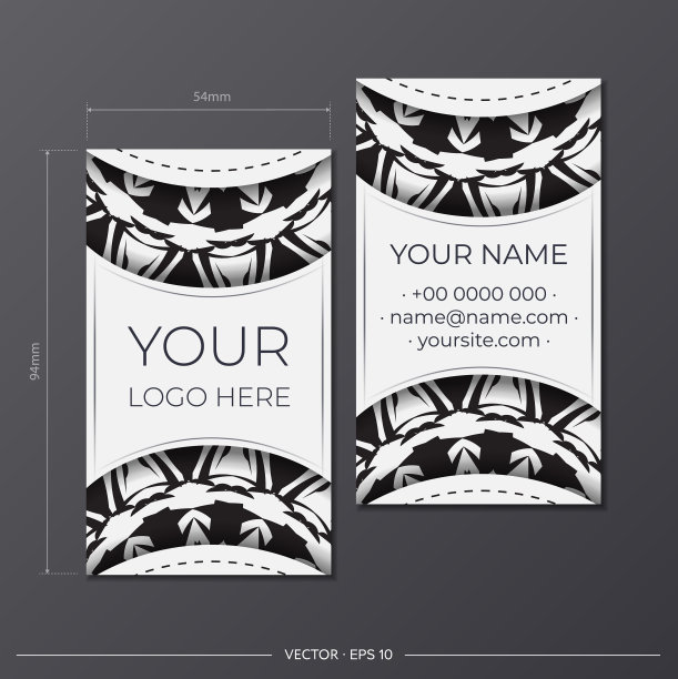 黑白名片的准备用图片下载