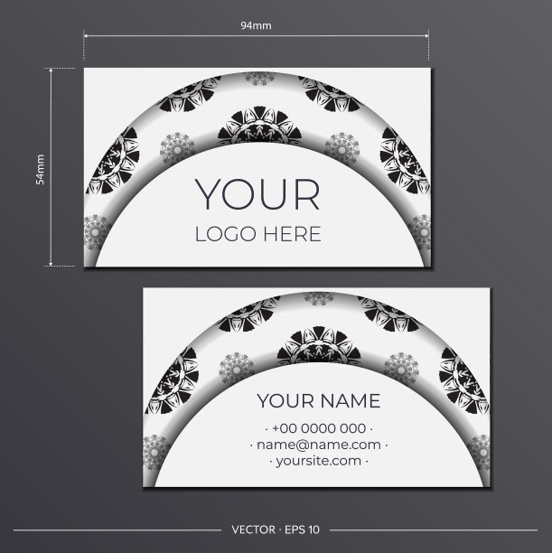 黑白名片的准备用图片下载