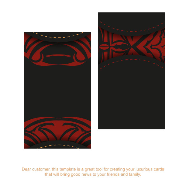 名片设计以黑色带掩模图片下载
