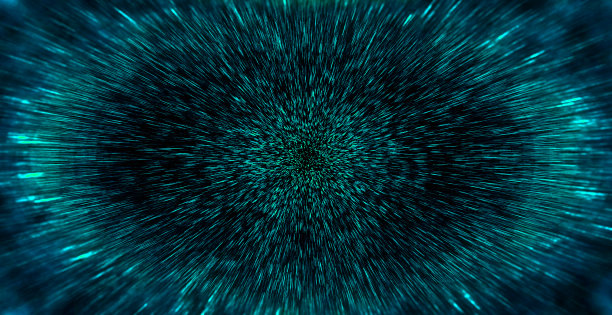 翘曲速度驱动器在深空|翘曲，在巨大的速度通过空间和时间3d渲染图片下载