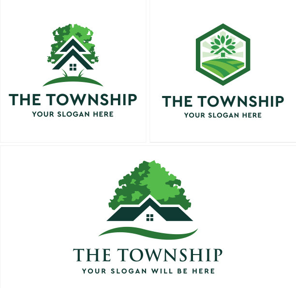 生态温室标志设计图片下载