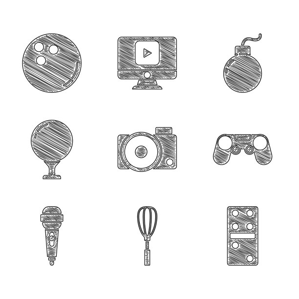 设置相机，厨房搅拌器，多米诺游戏手柄图片下载