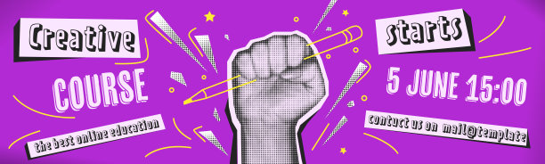 一所艺术学校的抽象拼贴横幅。半色调的手和飞溅元素，现代设计。枯燥乏味的模板图片下载