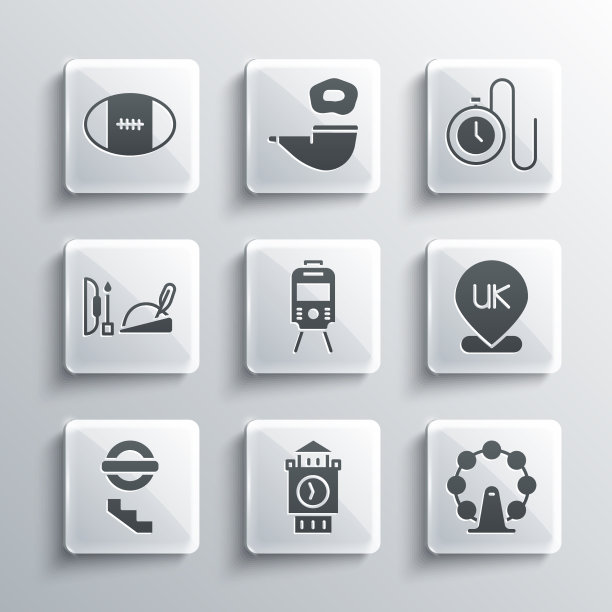 设置大本钟塔伦敦眼位置英格兰图片下载