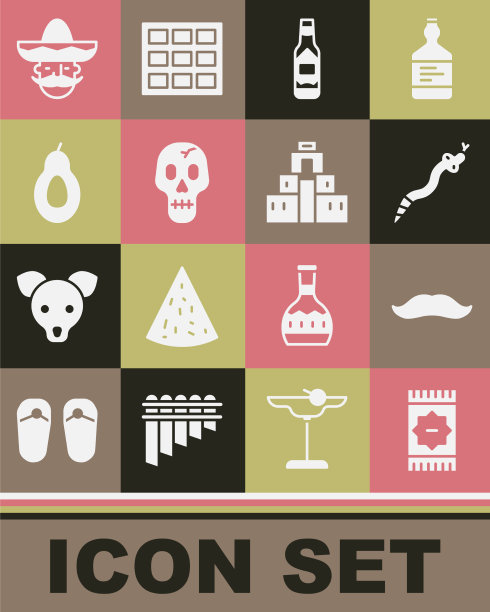 设置墨西哥地毯胡子蛇塔巴斯科辣酱图片下载