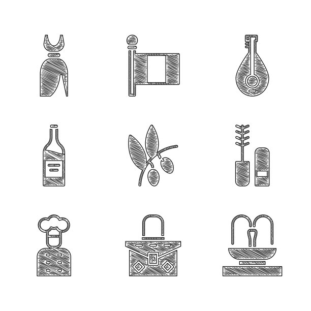 集橄榄枝手袋喷泉睫毛膏图片下载