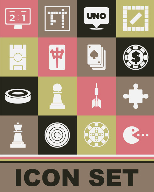 设置吃豆人与吃拼图玩具赌场图片下载