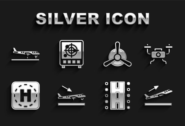 设置飞机降落无人驾驶飞机起飞机场图片下载