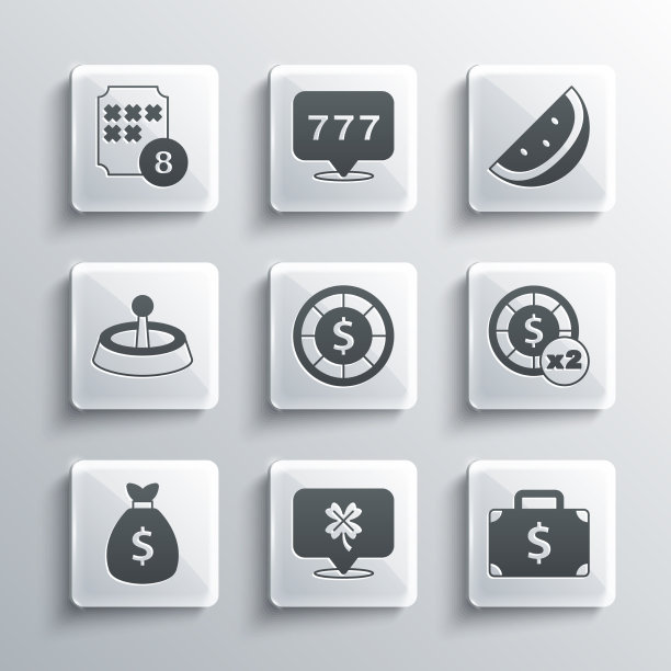 设置赌场老虎机与三叶草公文包和图片下载