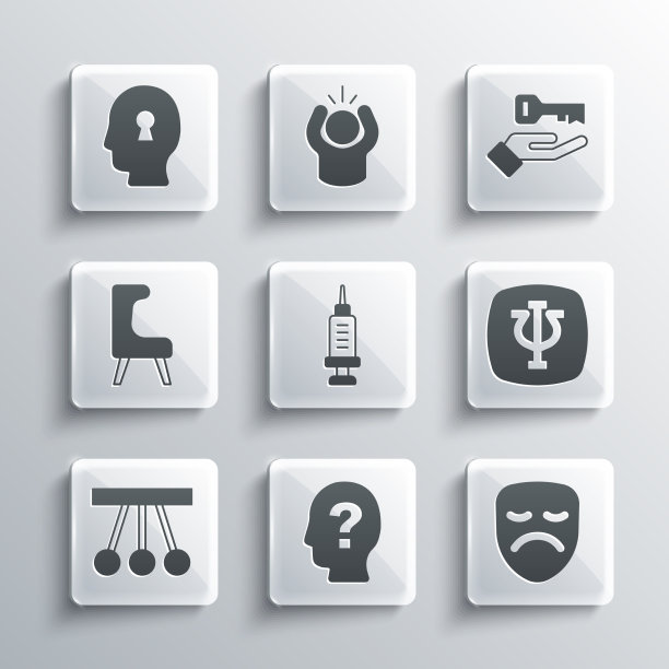 用问号集头戏剧戏剧面具图片下载