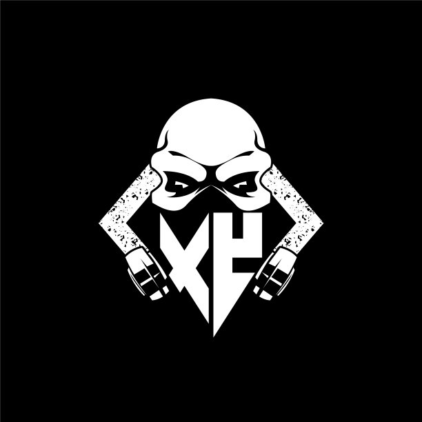 Xy最初的游戏电子竞技头骨面具风格图片下载