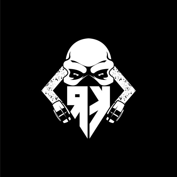 Rk最初的游戏电子竞技头骨面具风格图片下载