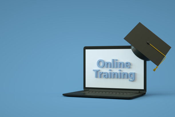 在线培训，笔记本电脑，毕业帽图片下载