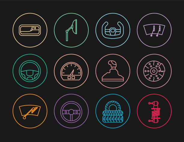 汽车制动盘上设置减震器线图片下载