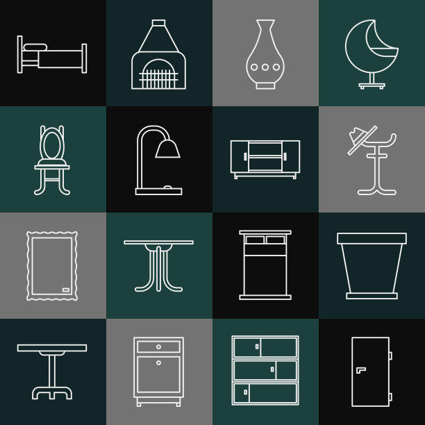 集线闭门花盆外套架花瓶图片下载