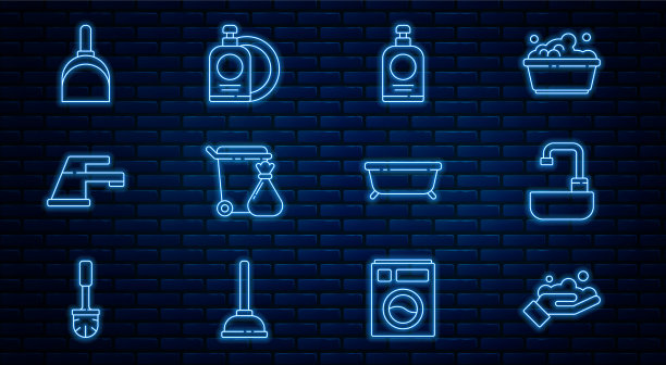 套线用肥皂洗脸盆水洗手图片下载