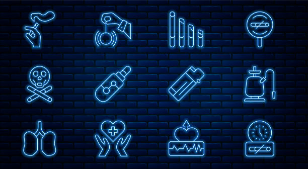 设置烟枪吸烟时间线图片下载