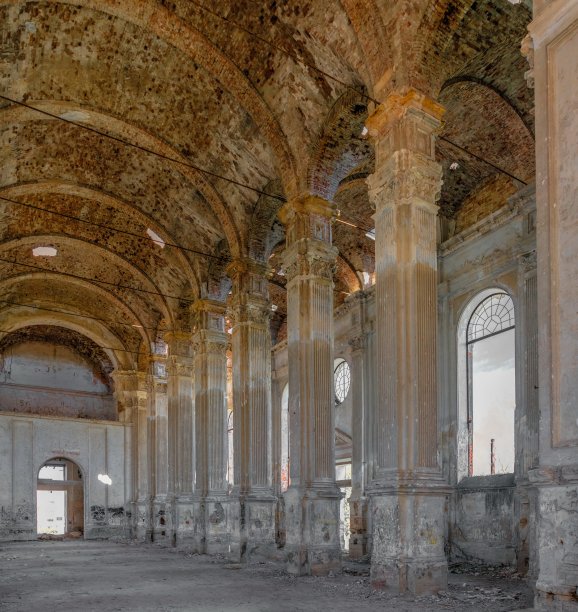 乌克兰敖德萨地区Lymanske村的大教堂图片下载